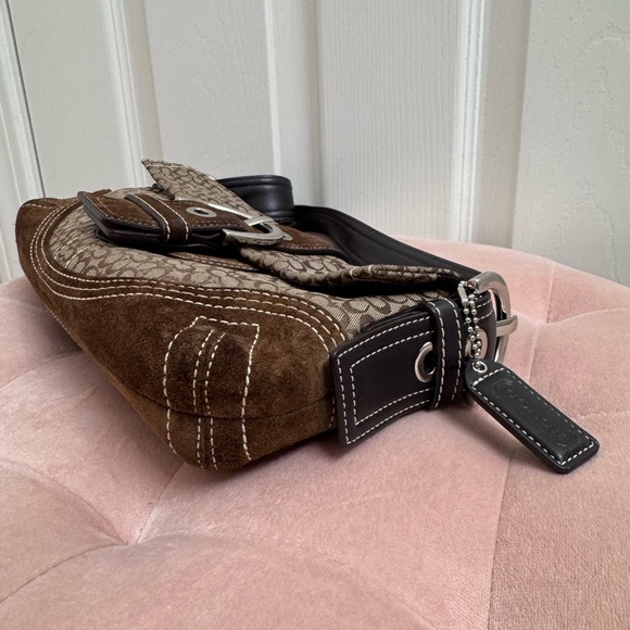 Coach Vintage Y2K Soho Demi Micro Signature Jacquard Baguette Bag 3628 - Picture 6 of 13